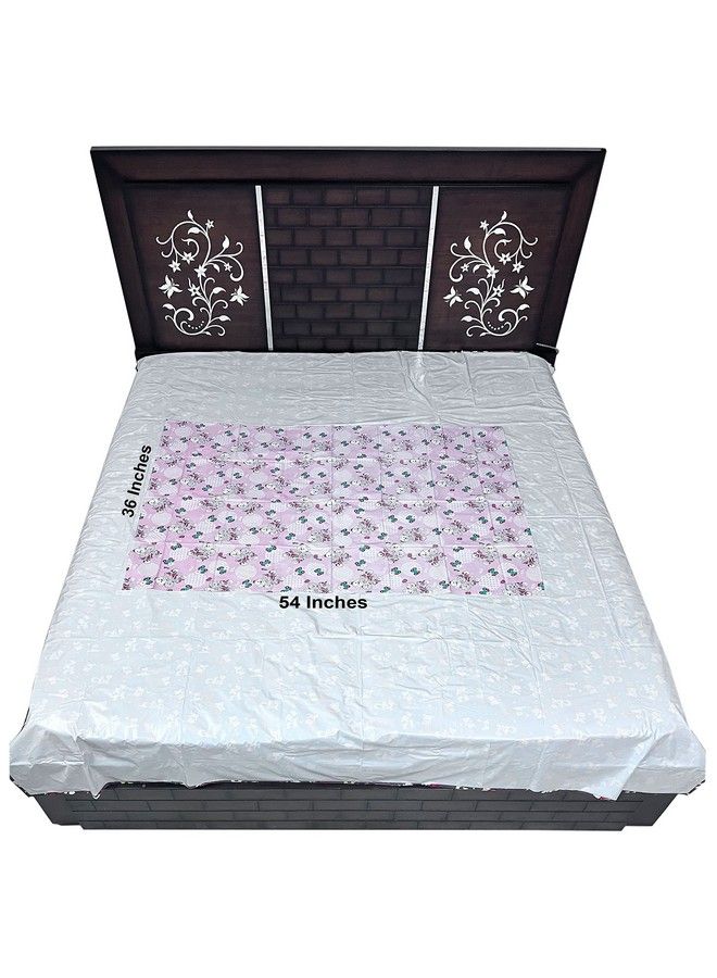 Ecosoft Plastic Sheetpvc Sheet For Kidsrubber Sheet For Babiesbed Wetting Protector(90 X 135 Cm) (Bear Pink & Green)  - Image 4
