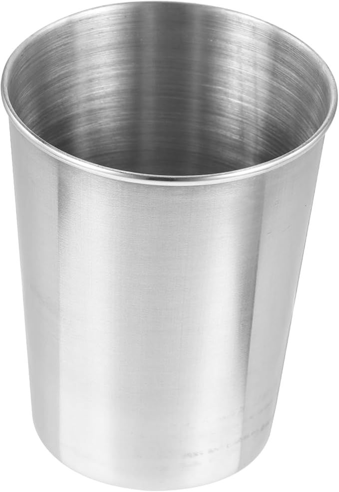 Stainless Steel Toothbrush Tumbler Cup Easy to Clean Silver 8 5X6X6 Cm - Image 1