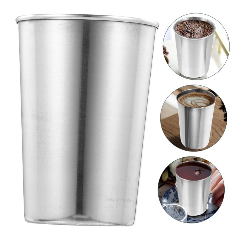 Stainless Steel Toothbrush Tumbler Cup Easy to Clean Silver 8 5X6X6 Cm - Image 5