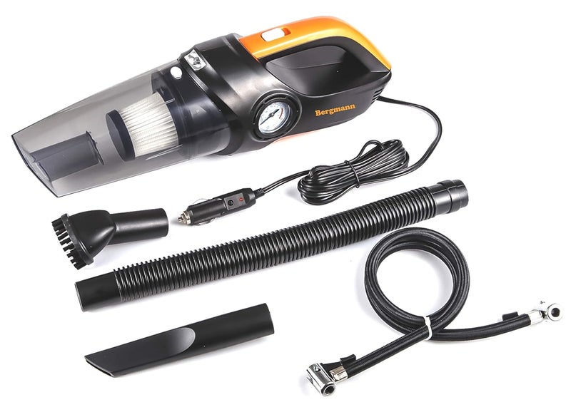 Bergmann Cyclonic 2-in-1 Car Vacuum Cleaner + Tyre Inflator - Image 1