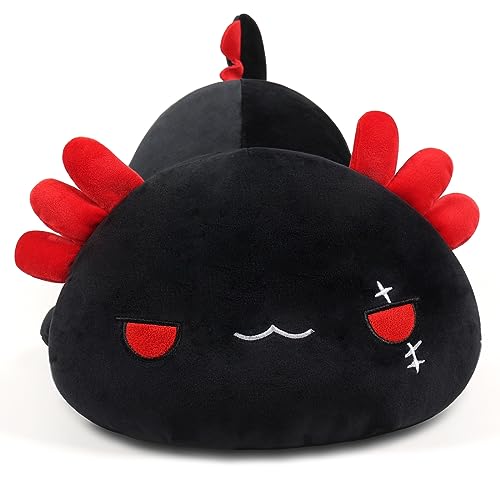 SNOWOLF Black Axolotl Plush Pillow Cute and Soft Axolotl Stuffed Animal Kawaii Plushie Toy Great Gift for Kids and Adult 197 - Image 5