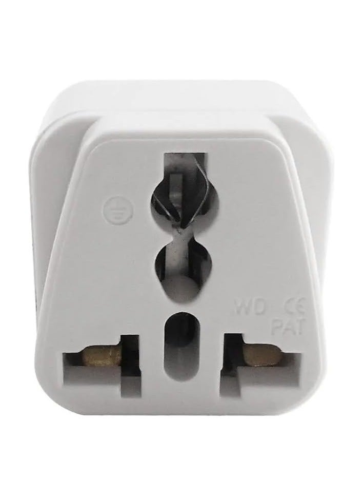 erorex 3 Pin, 10A, Universal Plug Adapter to South Africa, Lesotho, Mozambique, Namibia, Swaziland, Zimbabwe, BIG three pin plug [1 pc]  - Image 4