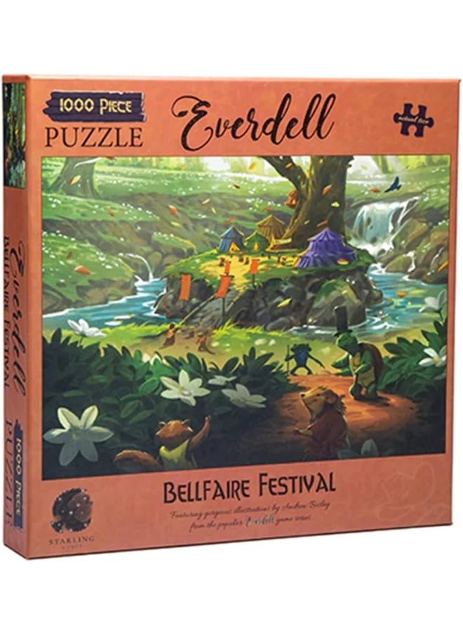 STARLING GAMES Jigsaw Puzzle: Everdell - Bellfaire Festival (1000 Pieces) 