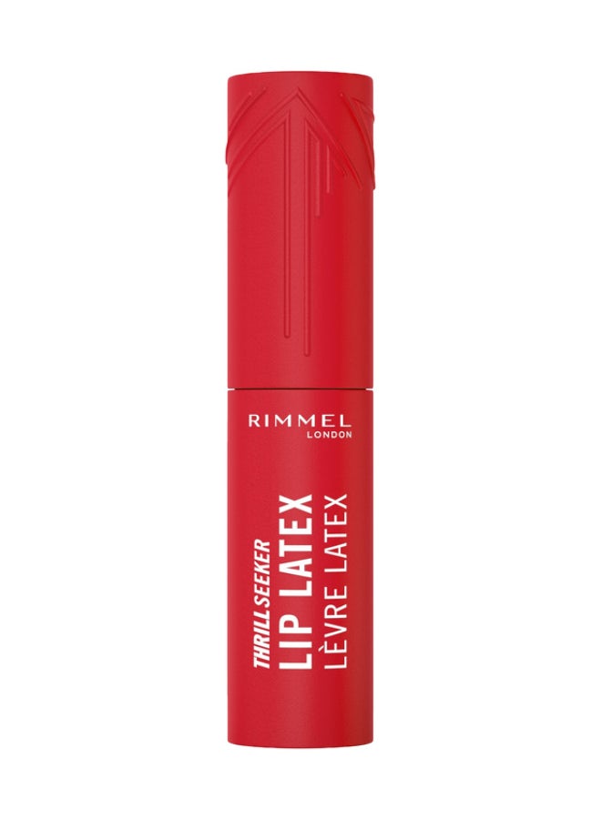 RIMMEL LONDON لاتكس شفاه ثريل سيكر - 400 - أحمر، 6 مل - Image 2