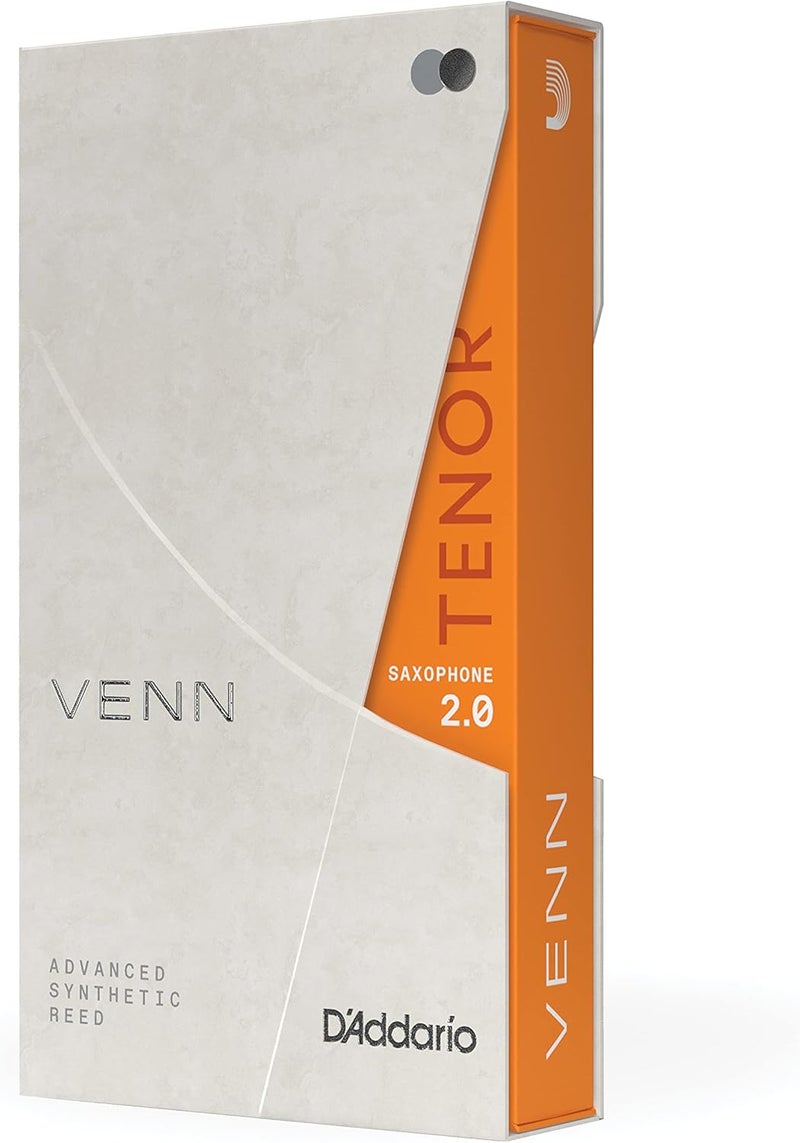 D'Addario VENN Tenor Saxophone Reed, Strength 2.0 - Image 1