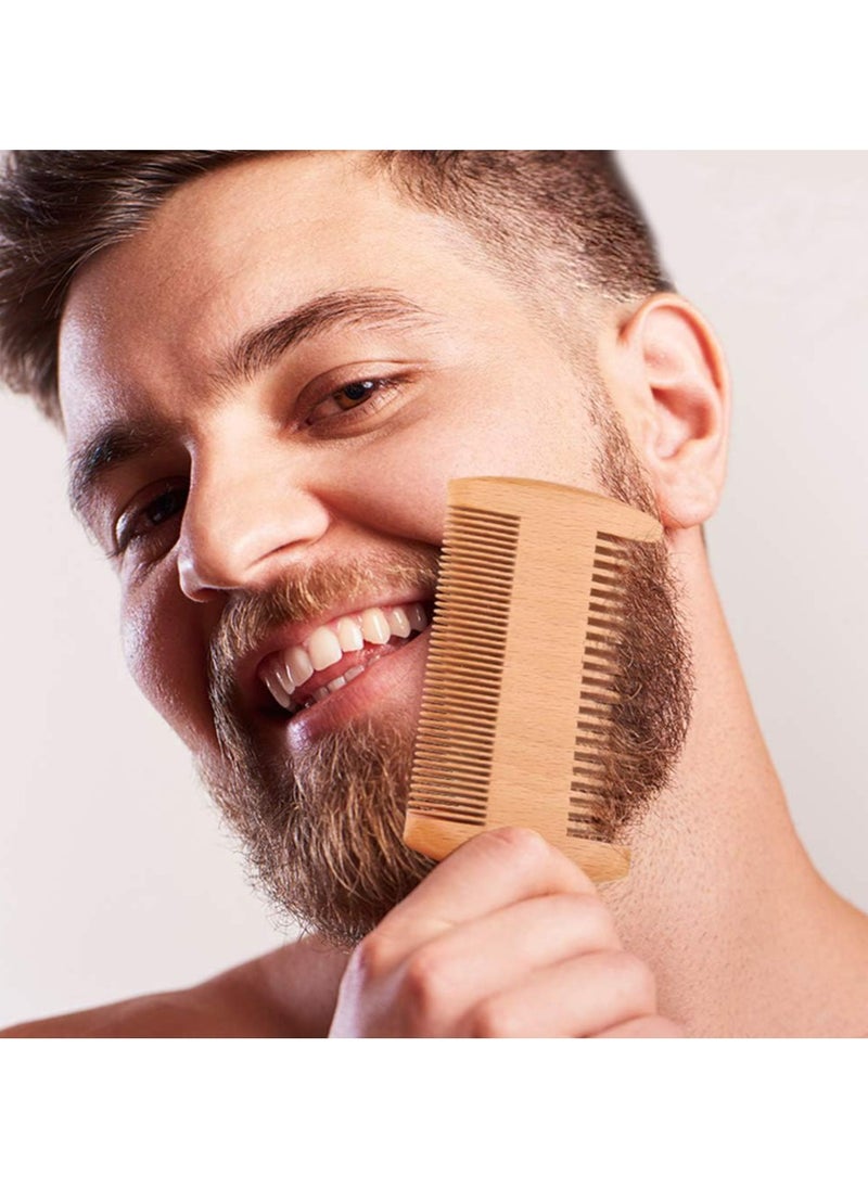 CMGTYYD Beard Kit with 0.25mm Roller for Men, Beard Care Oil, Balm, Comb, E-book, Storage Bag - Christmas, Fathers, Valentines Day Gifts for Him Men Dad Father Boyfriend  - Image 4