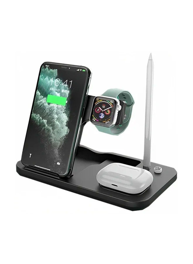 عام شاحن لاسلكي 4 في 1 - متوافق مع أجهزة أبل وأكثر - Image 2