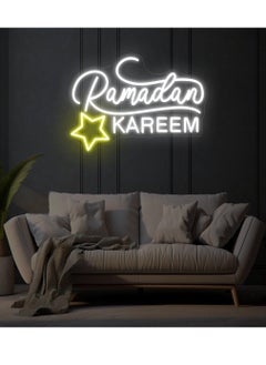 ThePartyPopper Ramadan Kareem Light Sign LED Neon Ramadan Decoration Neon Sign 65 CM X 45 CM  - Image 3