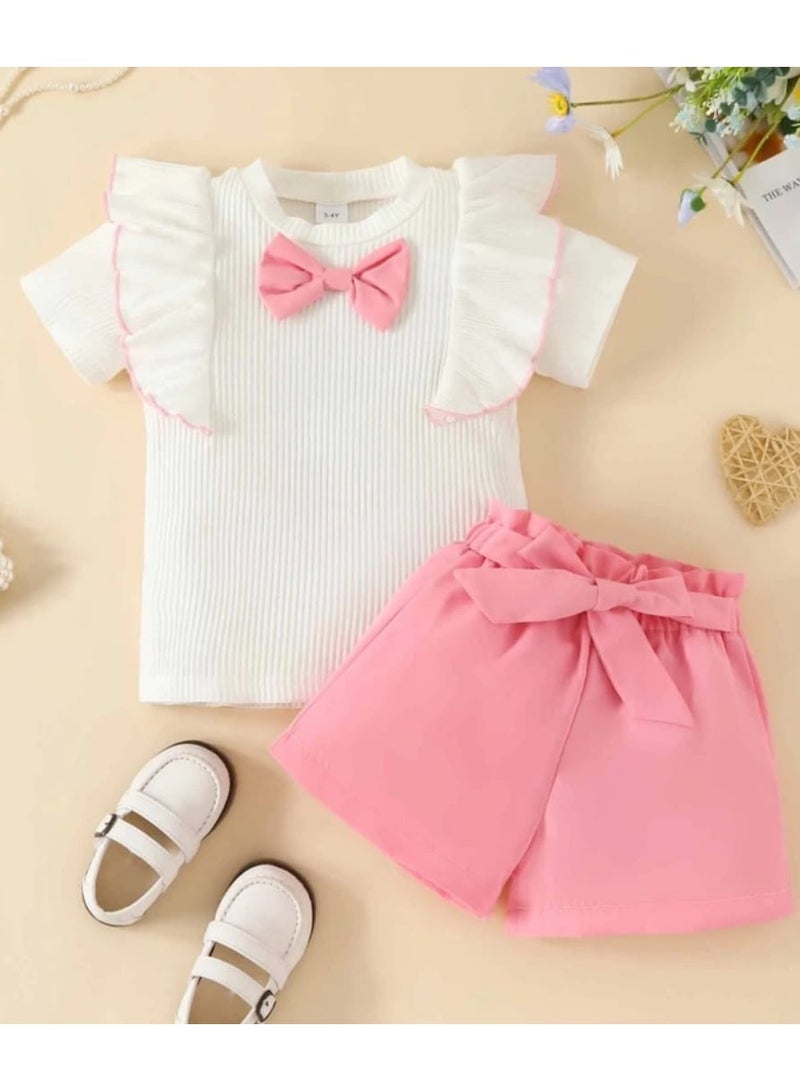 Casual wear top and shorts for kids 