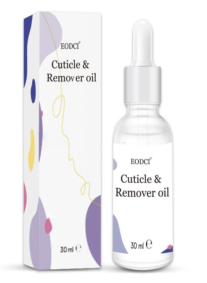 EODCI 30ml Organic Nail Cuticle Oil, Natural Nail Oil for Growth and Strength Damaged Nails Natural Blend Of Jojoba, Vitamin E, Castor and Sweet Almond Oils Exfoliating Nail Care Cuticle Removal - Image 1
