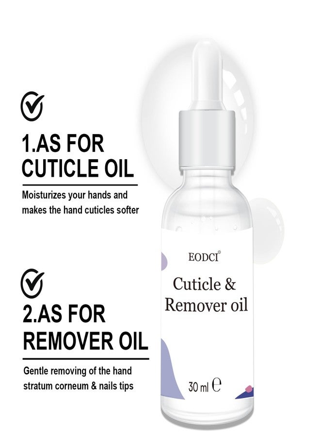 EODCI 30ml Organic Nail Cuticle Oil, Natural Nail Oil for Growth and Strength Damaged Nails Natural Blend Of Jojoba, Vitamin E, Castor and Sweet Almond Oils Exfoliating Nail Care Cuticle Removal - Image 5