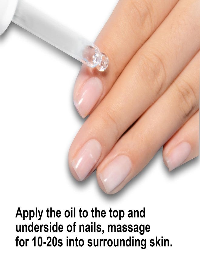 EODCI 30ml Organic Nail Cuticle Oil, Natural Nail Oil for Growth and Strength Damaged Nails Natural Blend Of Jojoba, Vitamin E, Castor and Sweet Almond Oils Exfoliating Nail Care Cuticle Removal - Image 4