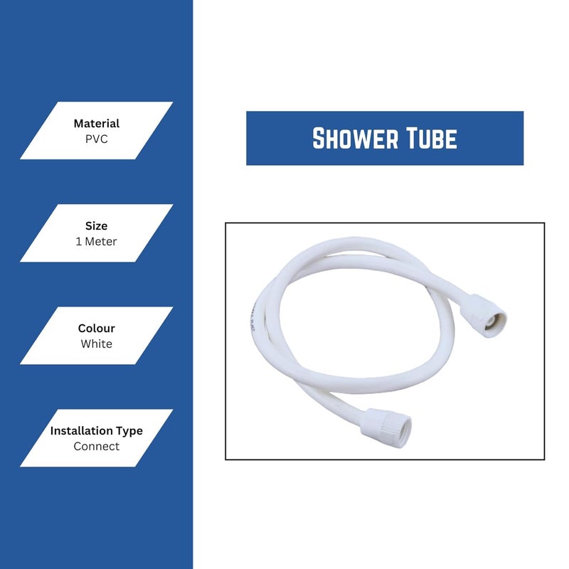 NEW WARE ® PVC Shower Hose for Handheld Shower & Health Faucet|Hose Pipe Water Supply Lines for All Type of Water Faucet|Bidet|Flexible Heavy Duty Tube for Bathroom, Toilet & Home (1.5 Meter) - Image 4
