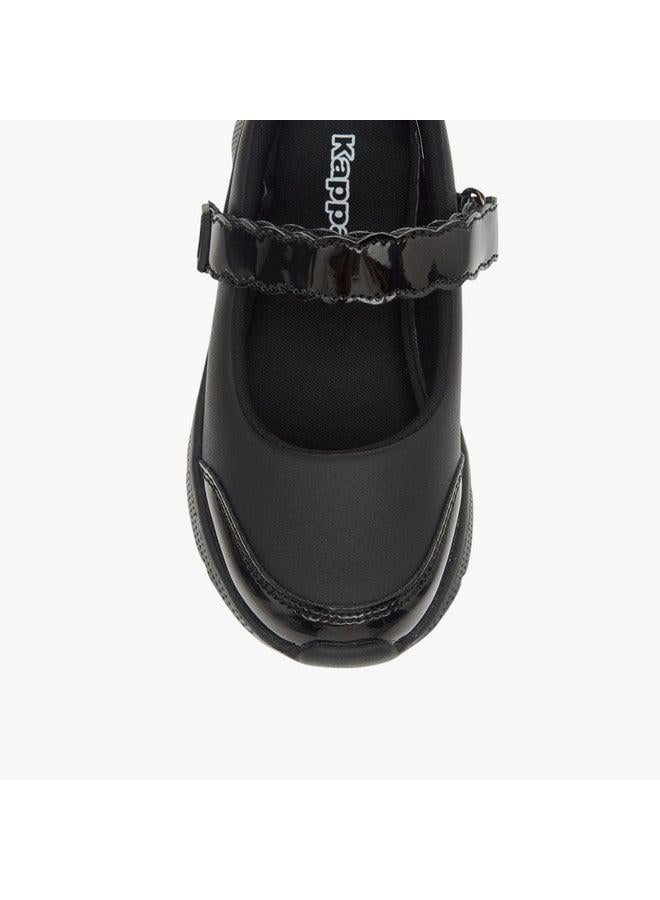 Kappa Girls' Panelled Mary Jane School Shoes with Hook and Loop Closure - Image 4