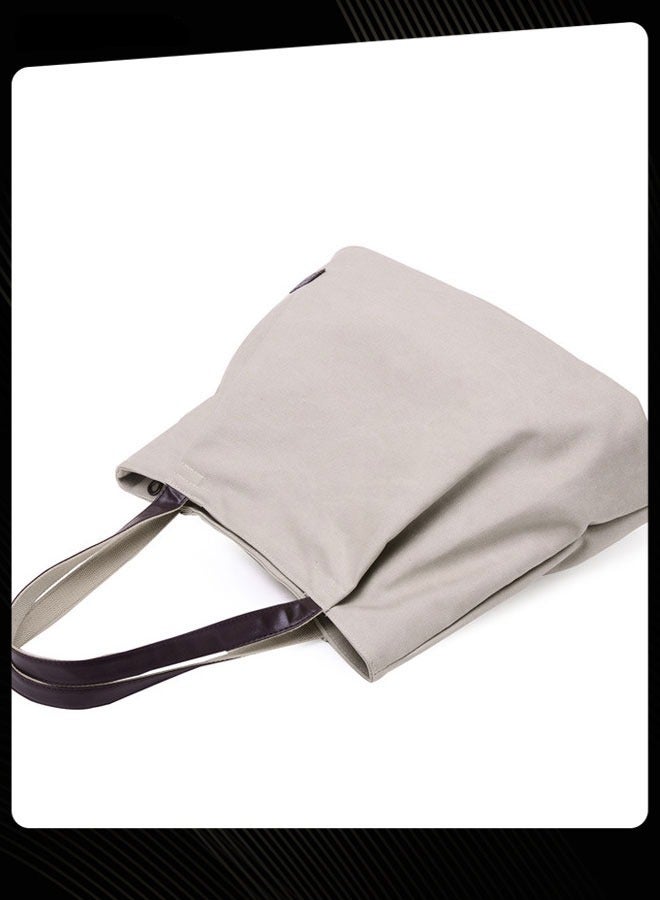 BAGGRA Casual Large Capacity Canvas Bag for Women Versatile Handbag Tote Bag with Multiple Compartments - Image 3