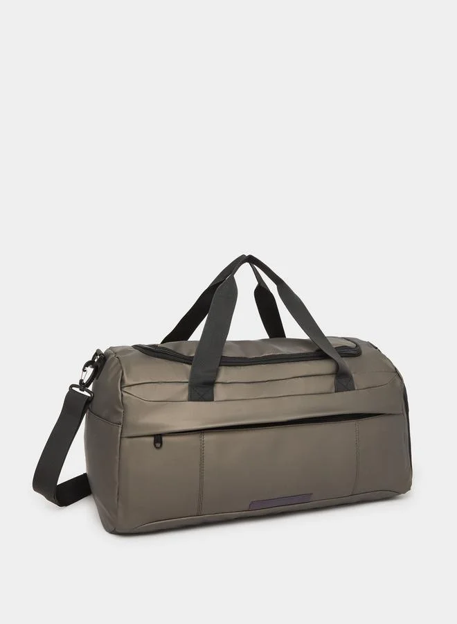 Styli Grey Gym Duffel Bag