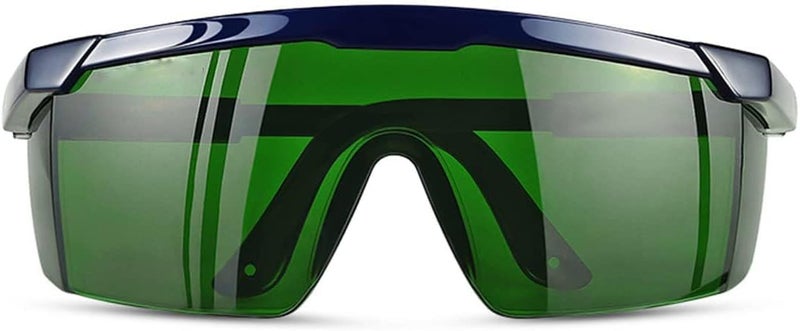 IPL 200nm-2000nm Laser Safety Glasses for Laser Hair Removal Treatment and Laser Cosmetology Operator Eye Protection with Case (Green) - Image 1