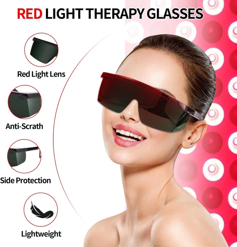 IPL 200nm-2000nm Laser Safety Glasses for Laser Hair Removal Treatment and Laser Cosmetology Operator Eye Protection with Case (Green) - Image 5