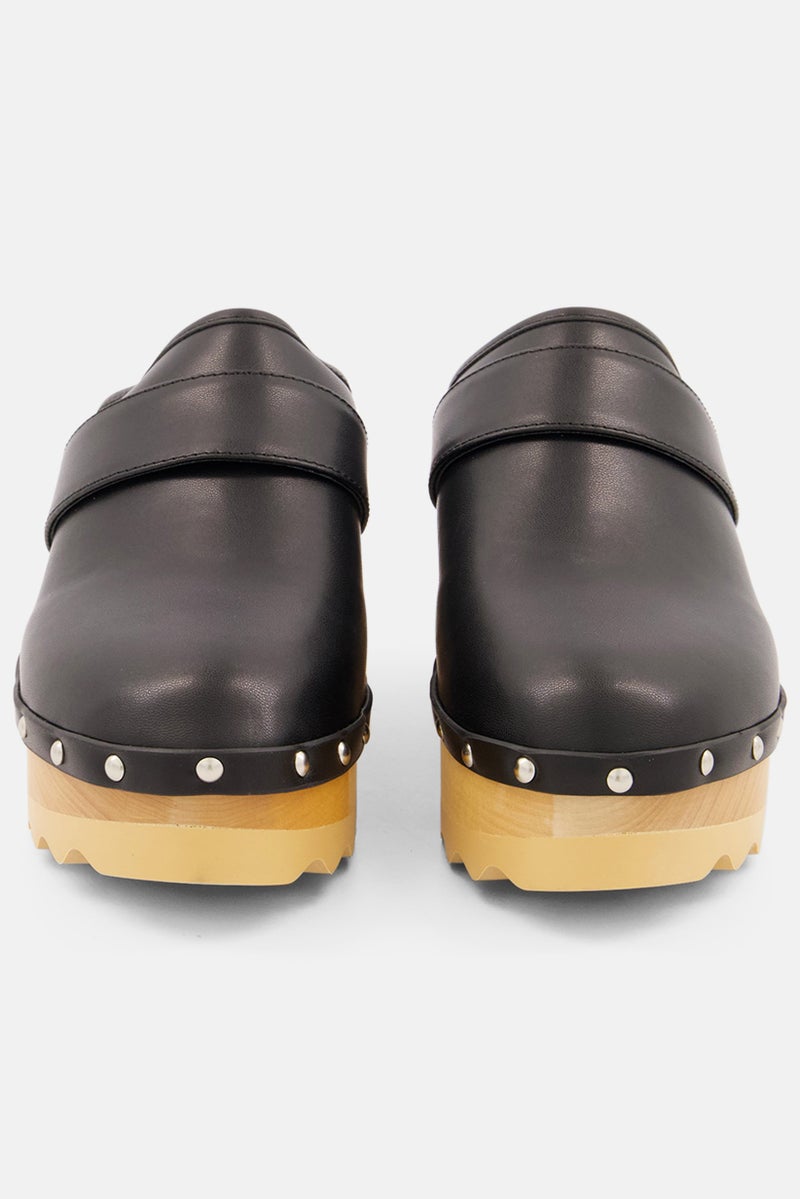 AEROSOLES أحذية نسائية جلدية متوسطة الحجم، سهلة الارتداء، سوداء - Image 2