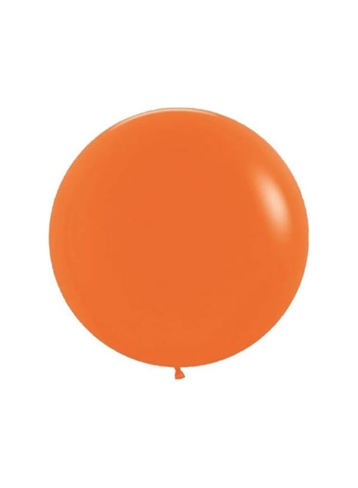 Sempertex Assorted Color Balloons Pack of Various Vibrant Colors Perfect for Birthdays Parties Weddings and Celebrations Durable Latex Balloons for Fun and Festive Event Decorations (Orange) - Image 1
