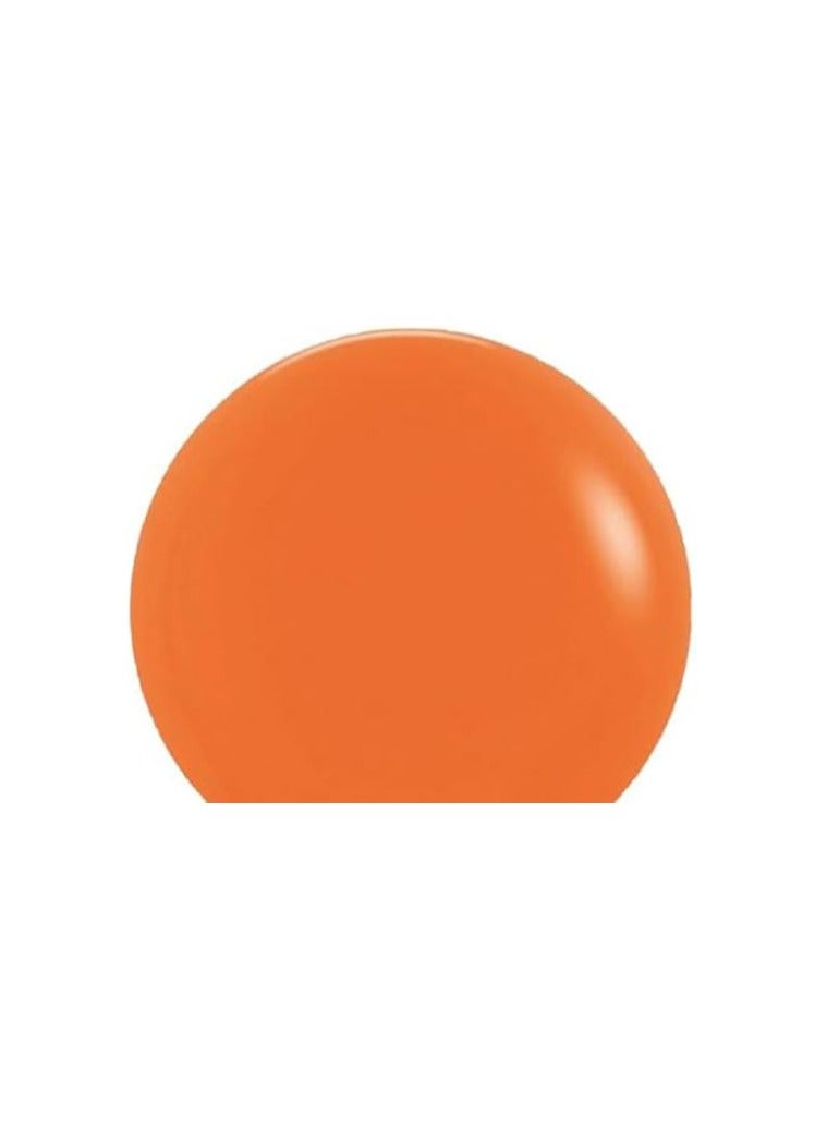 Sempertex Assorted Color Balloons Pack of Various Vibrant Colors Perfect for Birthdays Parties Weddings and Celebrations Durable Latex Balloons for Fun and Festive Event Decorations (Orange) - Image 3