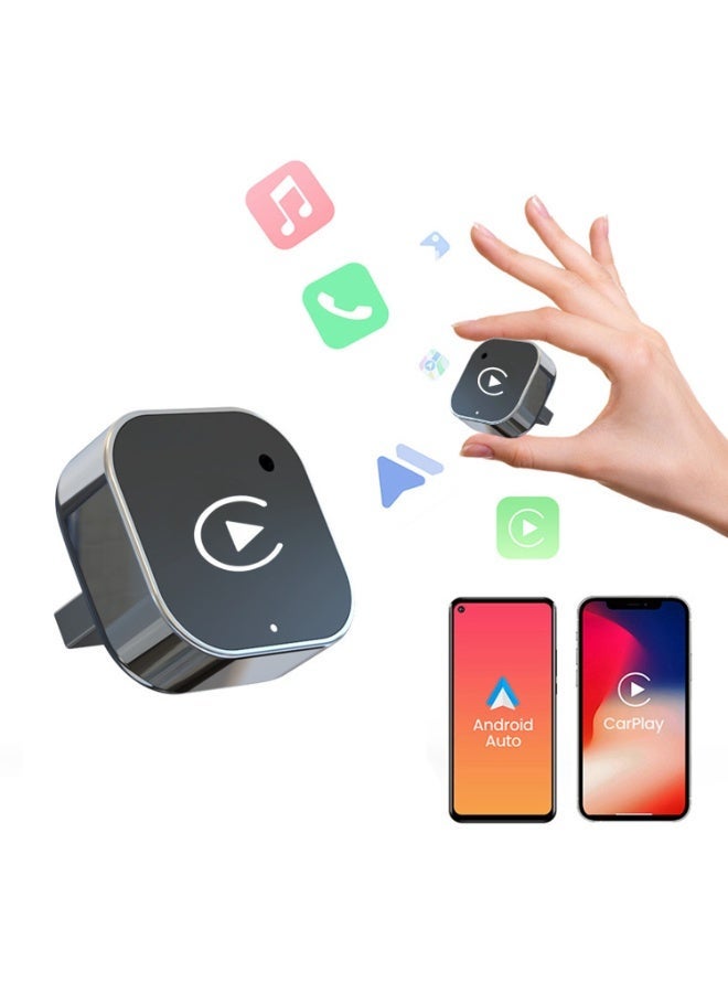 Wireless CarPlay Adapter 2025 Upgrade Wired CarPlay to Wireless, Mini USB Design for Cars with Built-in Wired Apple CarPlay Plug and Play Easy Use Fast Stable Connection Car Play for iPhone - Image 1