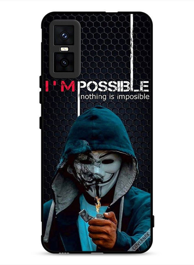 Covernex Infinix GT 30 Pro Protective Case Cover I Am Possible Nothing Is Impossible Wallpaper - Image 1