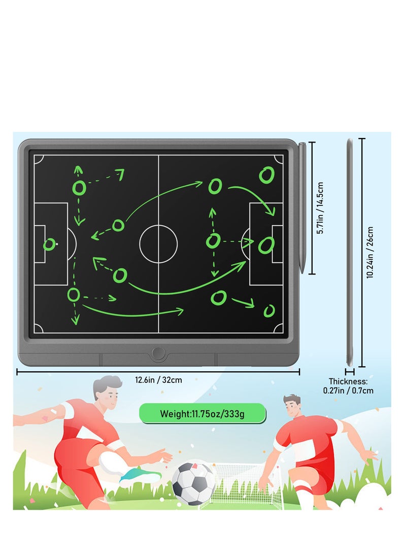 Generic - 15-Inch LCD Soccer Coaching Board, Digital Tactical Strategy Marker with Stylus Pen for Sports Training, Game Planning, Education, Perfect Gift for Coaches. - Image 1