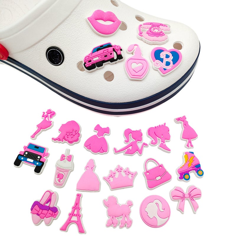 E-Commerce 100 Color Series Shoe Flower Pvc Soft Rubber Diy Shoe Buckle Diy Hole Shoes Shoe Flower Shoe Buckle Accessories - Image 4
