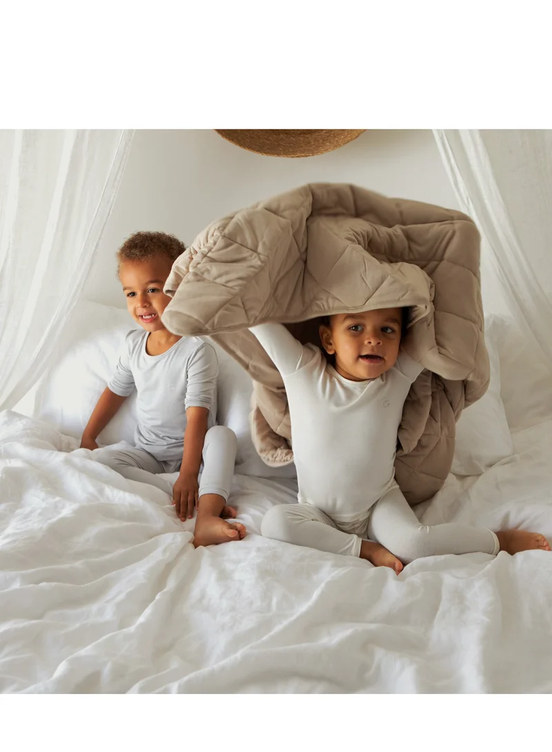 Anvi Baby Organic Bamboo Baby & Toddler Blanket Mocha