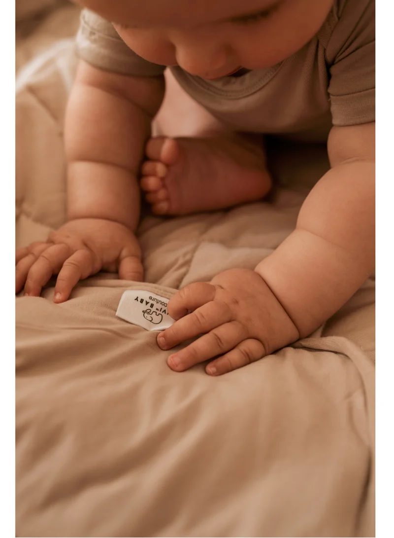 Anvi Baby Organic Bamboo Baby & Toddler Blanket Mocha
