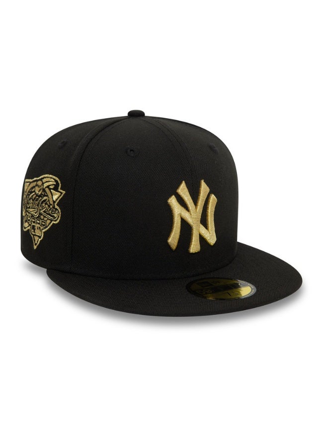 NEW ERA كووبس ميتاليك 59 فيفتي نيو يانك بلاك ميتال جيم - Image 2