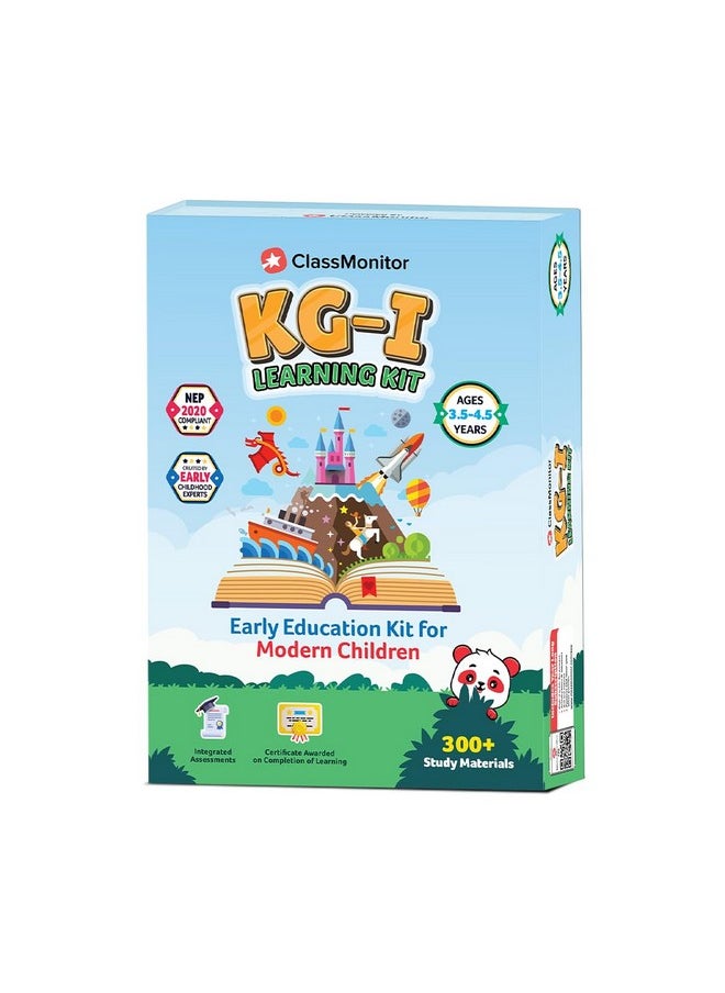 ClassMonitor ClassMonitor KG1 Learning Kit with 300+ Activities Worksheets for Kids Early Preschool Learning Activities, for Kindergarten Worksheets Home-Learning Kit for Kids Age 3.5-4.5 Years  - Image 1