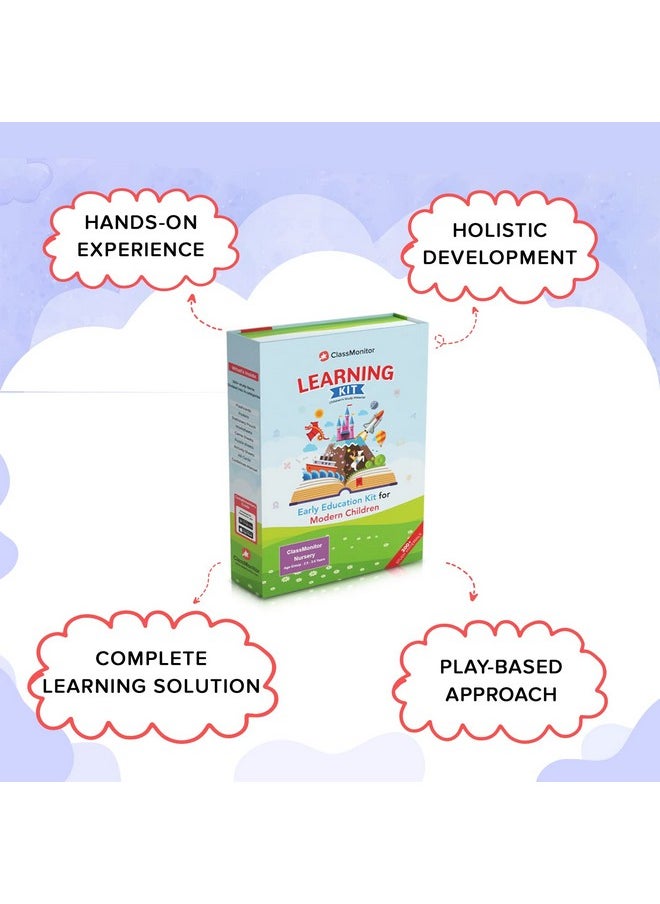 ClassMonitor ClassMonitor KG1 Learning Kit with 300+ Activities Worksheets for Kids Early Preschool Learning Activities, for Kindergarten Worksheets Home-Learning Kit for Kids Age 3.5-4.5 Years  - Image 4