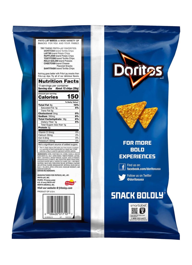 Doritos Cool Ranch Tortilla Chips 312g - Image 2