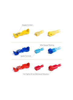 The Bros T-Tap Wire Connector 360pcs Self-Stripping Quick Splice Electrical Wire Terminals, Fully Insulated Male Quick Disconnect Spade Terminal, Portable Wire Caps Connector Assortment for Wiring Auto Marine  - Image 5