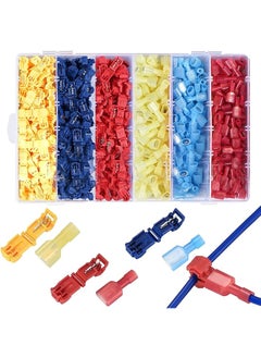The Bros T-Tap Wire Connector 360pcs Self-Stripping Quick Splice Electrical Wire Terminals, Fully Insulated Male Quick Disconnect Spade Terminal, Portable Wire Caps Connector Assortment for Wiring Auto Marine  - Image 1