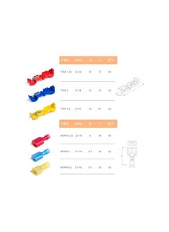 The Bros T-Tap Wire Connector 360pcs Self-Stripping Quick Splice Electrical Wire Terminals, Fully Insulated Male Quick Disconnect Spade Terminal, Portable Wire Caps Connector Assortment for Wiring Auto Marine  - Image 3