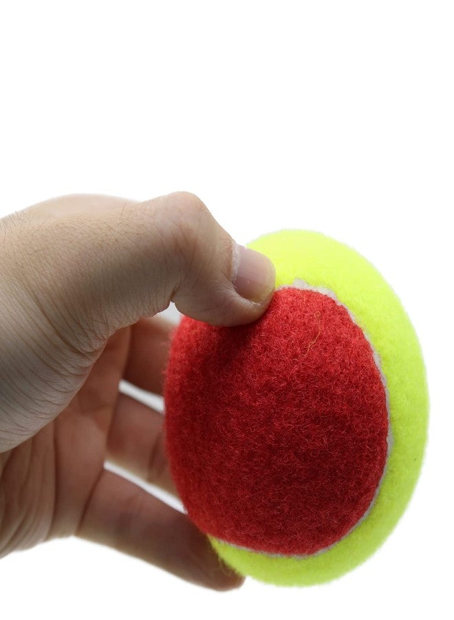 ZHUOKECE Tennis Balls, 12 Pack 25% Low Compression Stage Tennis Ball for Beginners Youth Kids Training Practicing with Mesh Bag for Easy Transport (Red) - Image 5