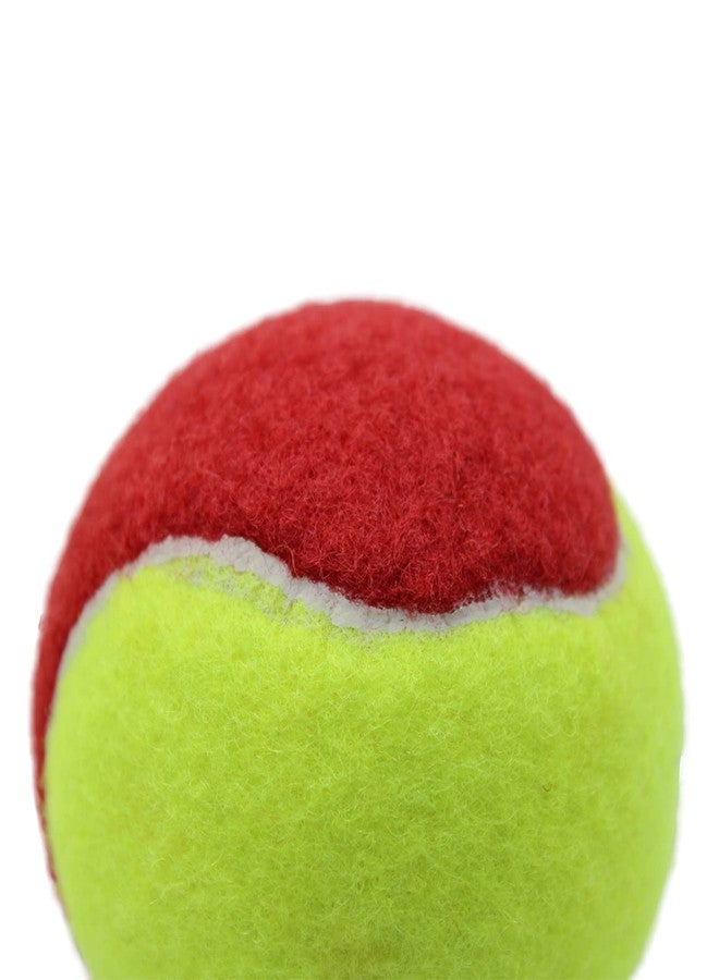 ZHUOKECE Tennis Balls, 12 Pack 25% Low Compression Stage Tennis Ball for Beginners Youth Kids Training Practicing with Mesh Bag for Easy Transport (Red) - Image 3