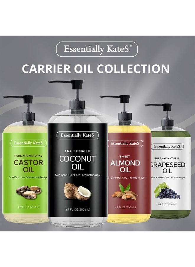 Fractionated Coconut Oil 16.9 Fl Oz (500ML) - Skin Care, Hair Care, Aromatherapy Massage Oil