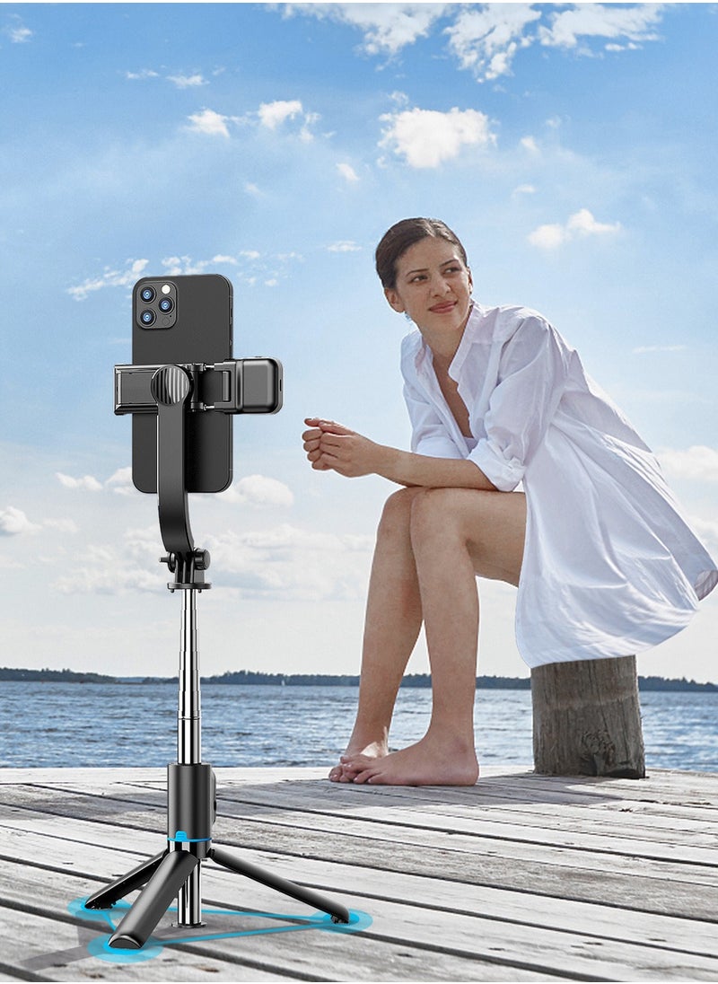 LEOKOR - 42" Selfie Stick Tripod with Fill Light,Extendable All-in-1 Phone Tripod Stand with Remote/Phone Holder/Cell Phone Tripod Stand,for Taking Selfie Photo /Videos /Vlog During Travel - Image 1