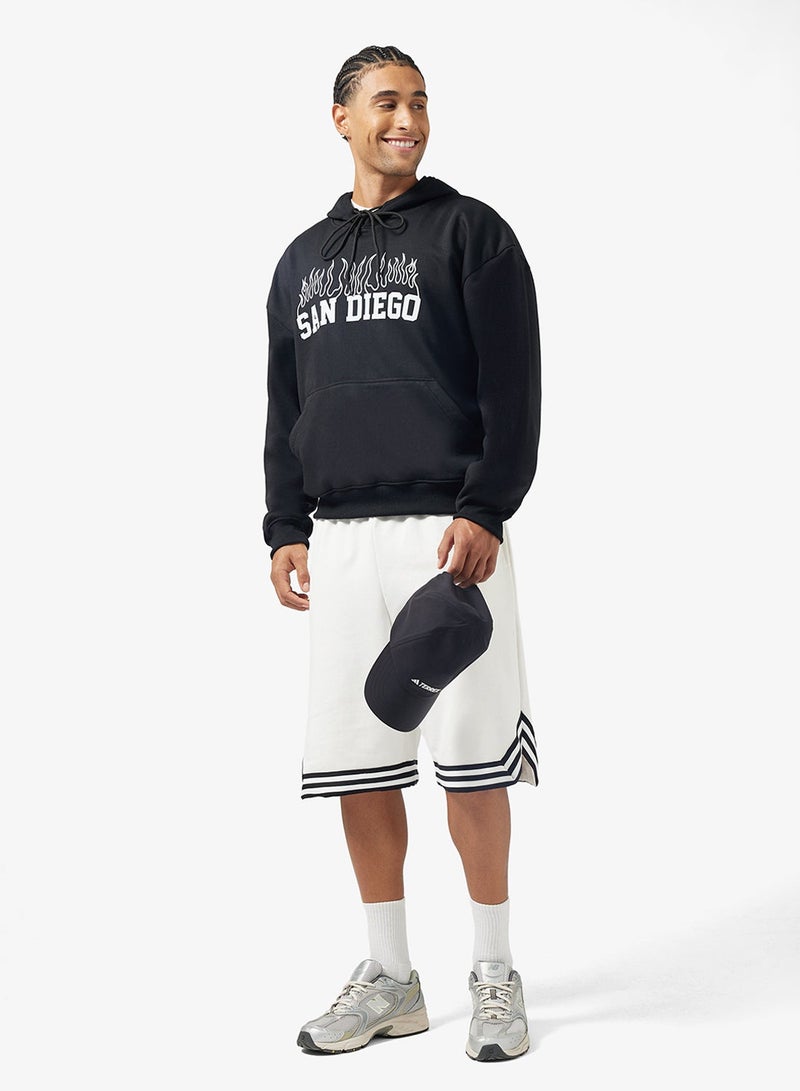 Seventy Five Graphic Pullover Oversize Hoodie - Image 4