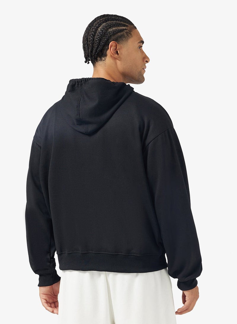 Seventy Five Graphic Pullover Oversize Hoodie - Image 2
