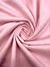 EOVEA 100 Cotton Flannel Fabric by The Yard Soft Brushed Flannel for Sewing Quilting Blankets Crafts Warm Breathable Cotton Fabric 42 Inch Wide Baby Pink1 Yard - Image 2