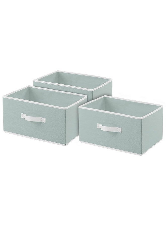 Kuber Industries (Set of 3) Foldable Organisers Storage Box for Clothes | Dress Organizer & Cubbies Storage Cubes for Innerwear | Undergarments | Socks | Jeans | Books Arranging Utility Box (Grey) - Image 1