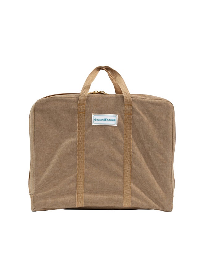 السنيدي شواية فحم للرحلات منقل فحم للشوي اسود مقاس 45 *70 *18 سم - Image 5