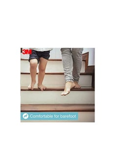 3M 3M Safety-Walk Slip-Resistant 1"x60ft (25MMx18.2M) Fine Resilient Soft for Bare Feet Traction Tapes, Shower Treads, adds Non-Slip Traction to Tubs, Pools, Boats, Stairs (1, Clear (Transparent))  - Image 2