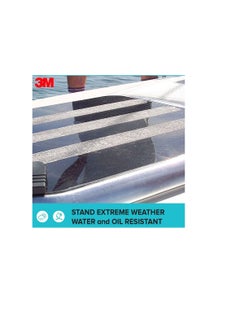 3M 3M Safety-Walk Slip-Resistant 1"x60ft (25MMx18.2M) Fine Resilient Soft for Bare Feet Traction Tapes, Shower Treads, adds Non-Slip Traction to Tubs, Pools, Boats, Stairs (1, Clear (Transparent))  - Image 3