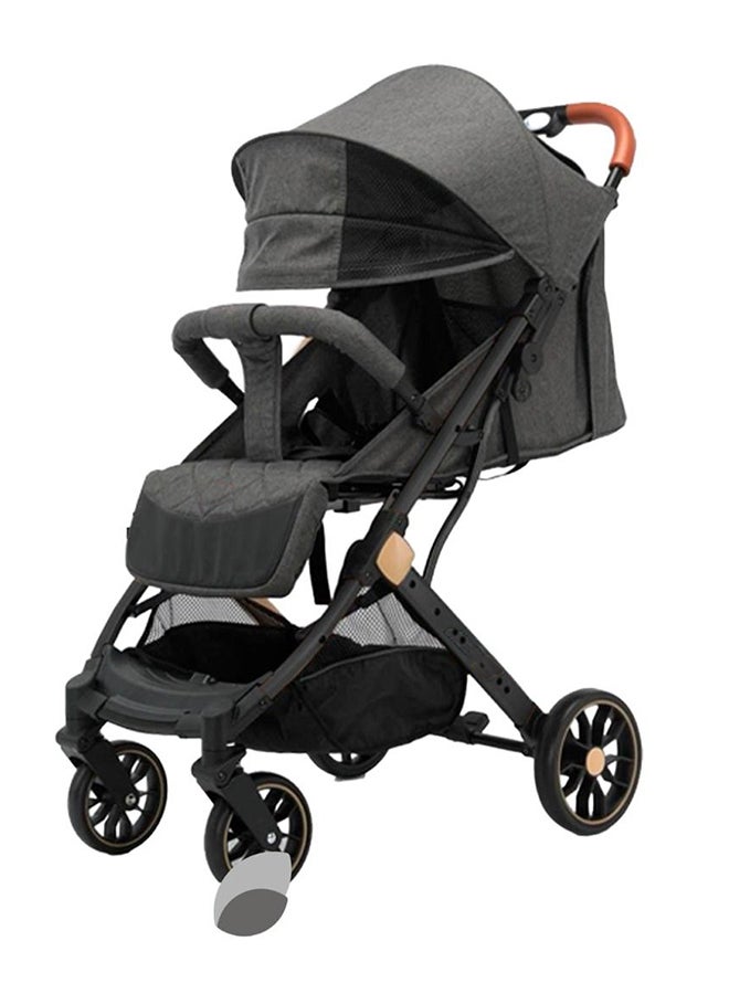 ستار كيدز عربة أطفال قابلة للطي ومزود بأوضاع استلقاء متعددة ومظلة قابلة للتعديل - Image 1